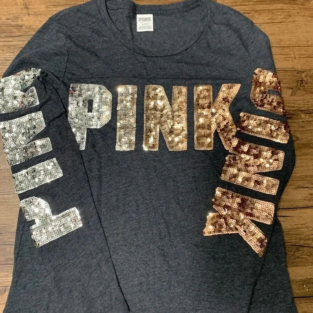 VS PINK OMBRÉ BLING OUTFIT SET S - Picture 5 of 9
